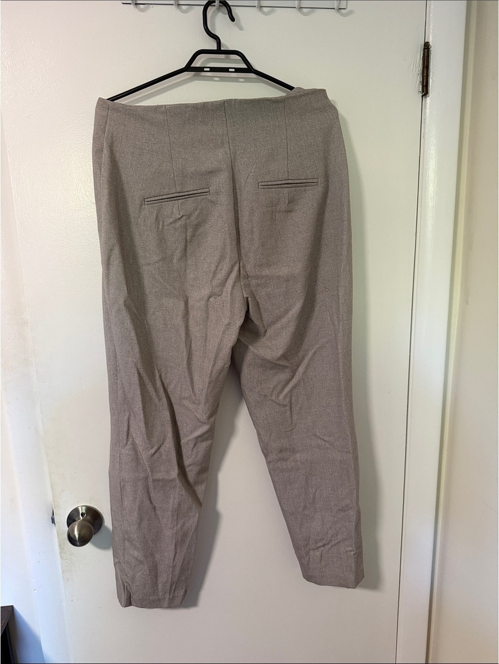 Dynamite Straight-Leg Trousers in Taupe - Picture 2 of 2